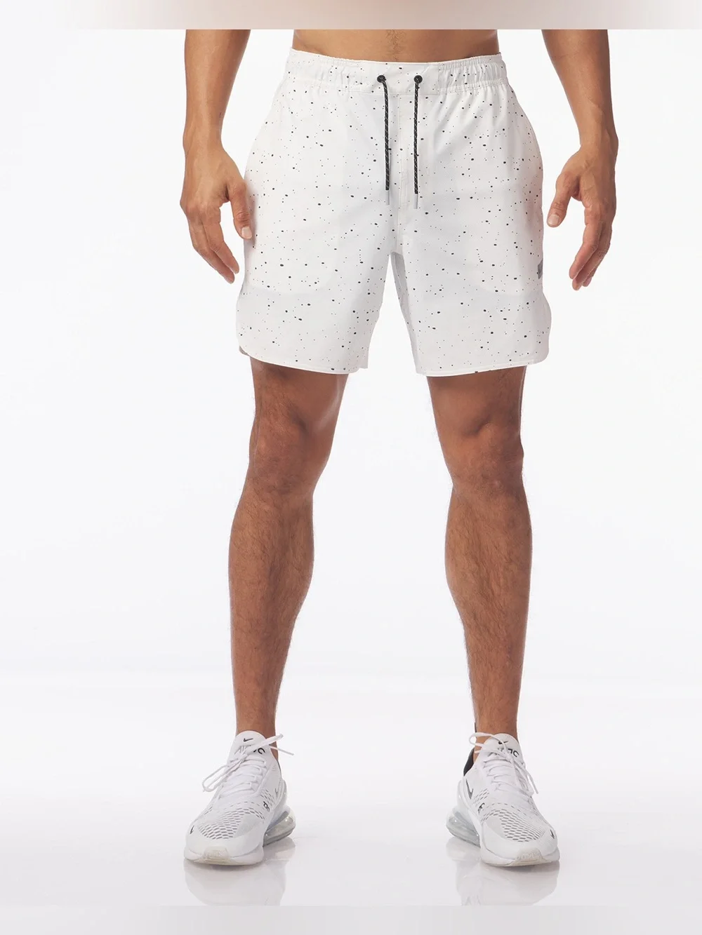 Legends Men’s Luka Shorts Athletic Black White Splatter Size XL *509